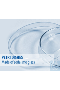 Petri dishes Anumbra, diameter/height = 60/15, normal glass, dish and lid